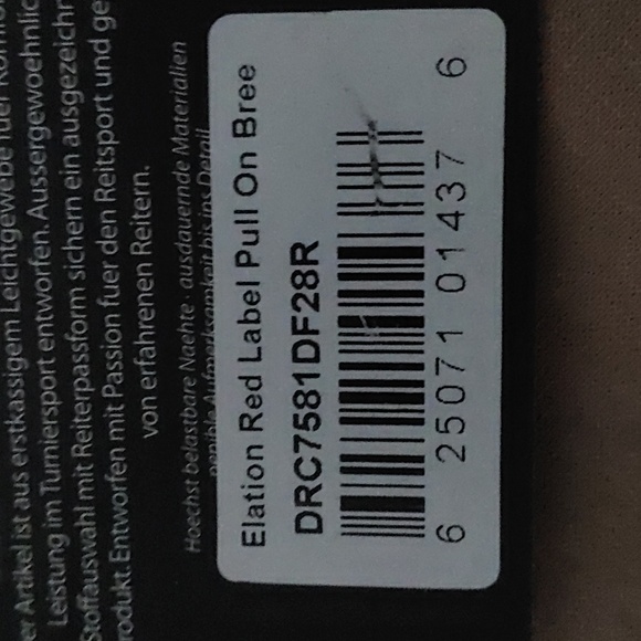 New with tags Elation Riding breeches - Picture 7 of 7